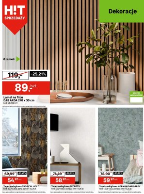 Tapeta winylowa TROPICAL GOLD promocja w Leroy Merlin