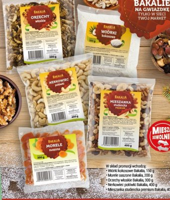 Wiórki kokosowe Bakalia 150g promocja w Twój Market
