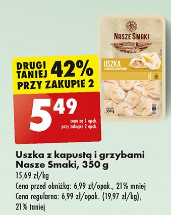 Uszka z kapustą i grzybami Nasze smaki promocja