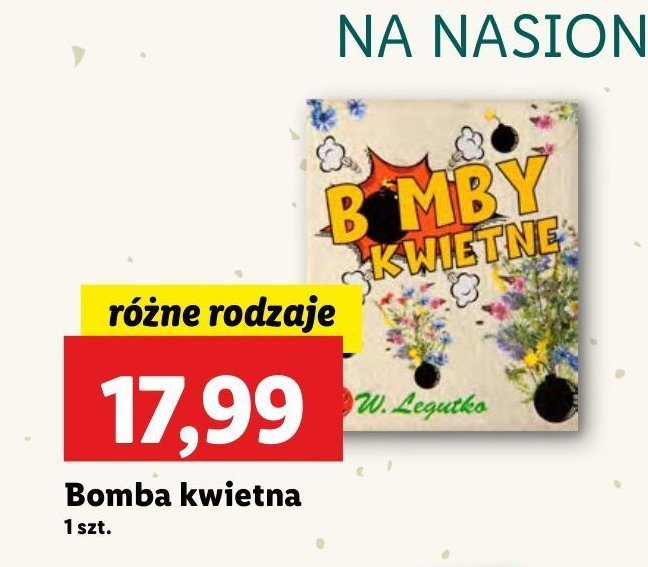 Bomba kwietna W. legutko promocja