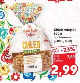 Chleb wiejski K-classic stąd takie dobre! promocja