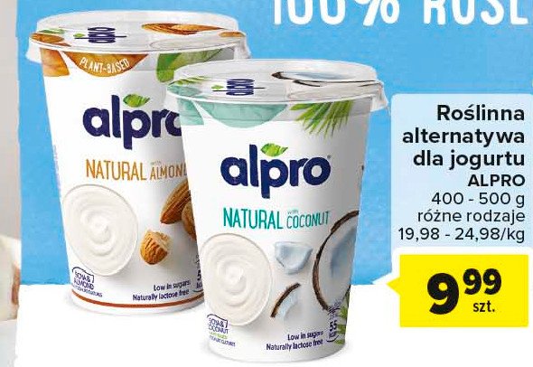 Jogurt sojowy migdałowy Alpro promocja