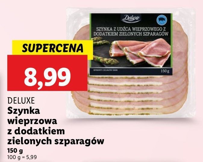 Pasztet wieprzowy ze szparagami Deluxe promocja w Lidl