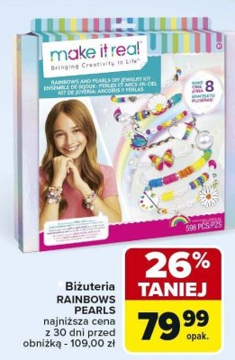 Biżuteria RAINBOWS PEARLS MAKE IT REAL promocja w Carrefour