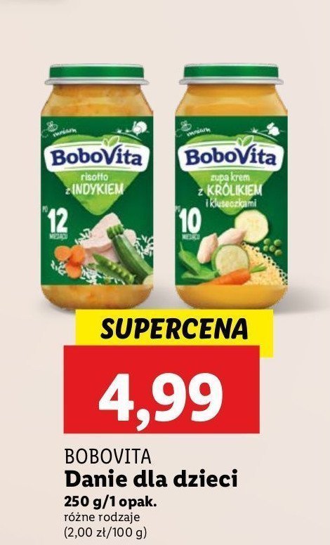 Zupa krem z królikiem i kluseczkami Bobovita promocja