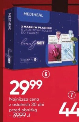 Maski MEDIHEAL maski na tkaninie, 2 szt. + roller do twarzy promocja w Super-Pharm