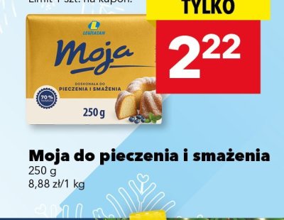 Moja do pieczenia i smażenia 250g promocja w LEWIATAN