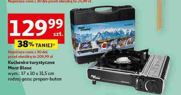 Kuchenka turystyczna mont blanc Alpen camping promocja