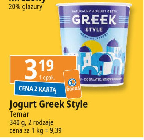 Jogurt naturalny greek style Candia promocja