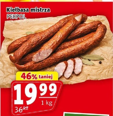 Kiełbasa mistrza PEKPOL promocja w Prim Market