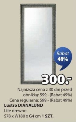 Lustro DIANALUND promocja w Jysk