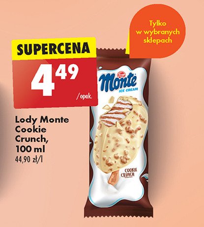 Lód w białej czekoladzie Zott monte promocja