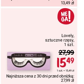 Sztuczne rz臋sy Lovely maxim eyes promocja