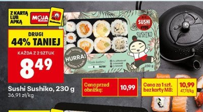 Sushi Sushiko 230g promocja w Biedronka