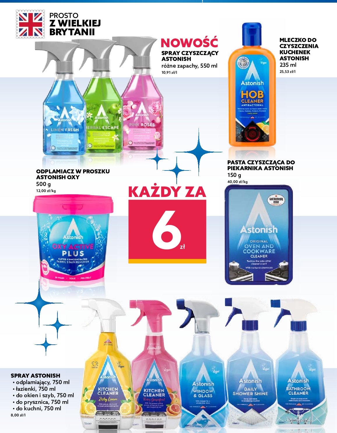 Odplamiacz do tkanin ASTONISH promocja