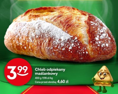 Chleb odpiekany maślankowy promocja w Żabka