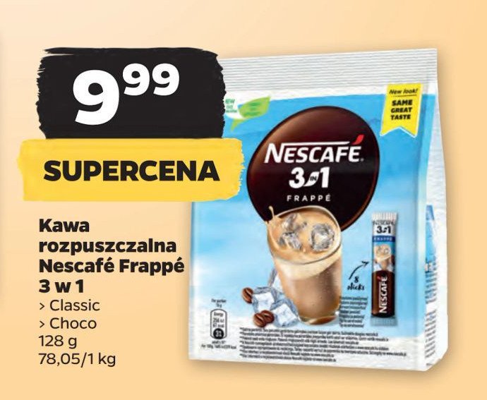 Kawa Nescafe 3in1 frappe choco promocja
