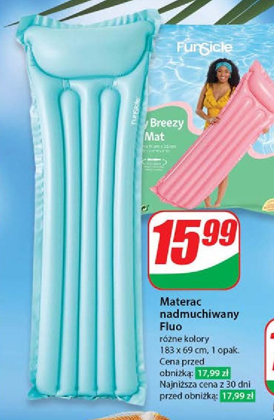 Materac dmuchany promocja w Dino