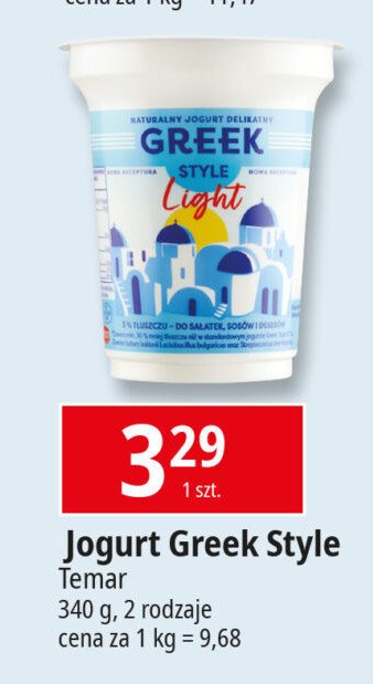 Jogurt naturalny grecki light Temar promocja