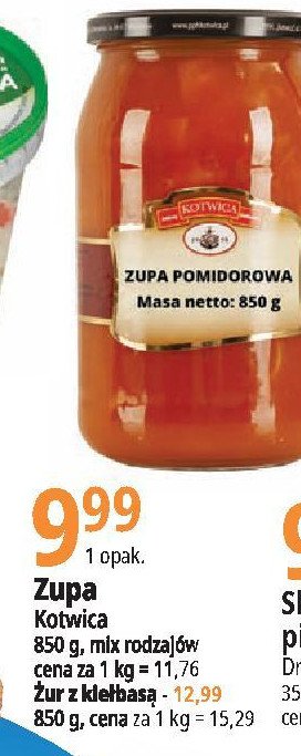 Zupa pomidorowa Kotwica promocja
