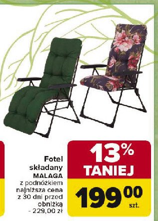 Fotel malaga promocja w Carrefour