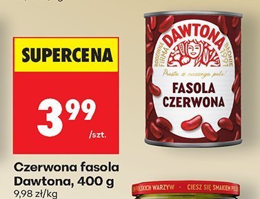 Czerwona fasola Dawtona, 400g promocja w Biedronka