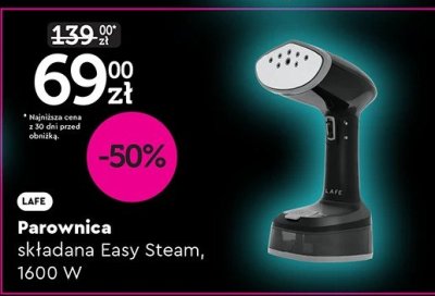 Parownica składana Easy Steam, 1600 W promocja w Biedronka