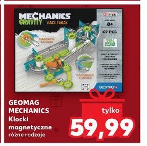 Klocki mechanics gravity race 67 el. Geomag promocja w Kaufland