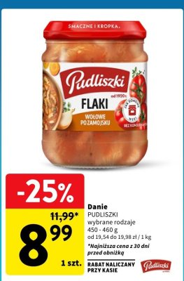 Danie gotowe, wybrane rodzaje promocja w Intermarche