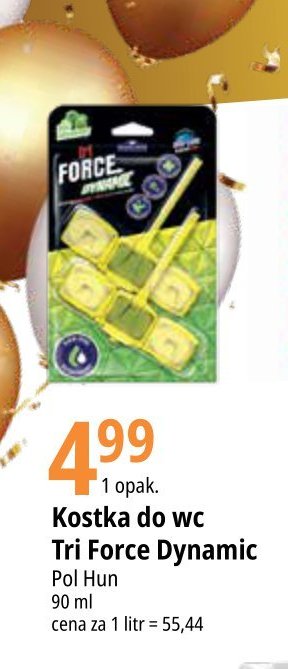 Kostka do wc lemon GENERAL FRESH TRI-FORCE DYNAMIC promocja