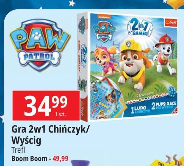 Gra chińczyk psi patrol Trefl promocja