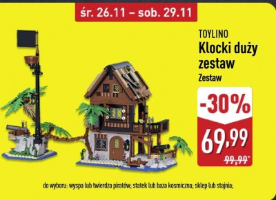 Klocki duży zestaw  promocja w Aldi