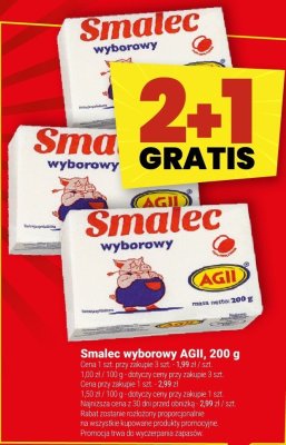 Smalec wyborowy AGII, 200 g promocja w Twój Market