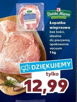 Łopatka wieprzowa bez kości Stoisko mięsne promocja