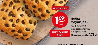 Bułka z dynią XXL promocja w Żabka
