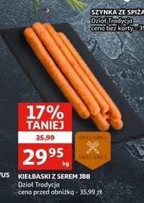 Kiełbaski z serem Jbb bałdyga promocja w Biedronka