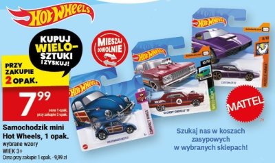 Samochodzik mini Hot Wheels promocja w Twój Market