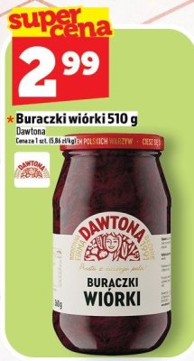 Buraczki wiórki 510 g Dawtona promocja w TOPAZ