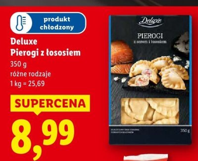 Pierogi z łososiem promocja w Lidl
