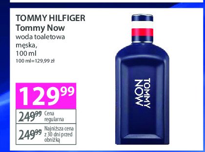 Woda toaletowa TOMMY HILFIGER NOW Tommy hilfiger cosmetics promocja