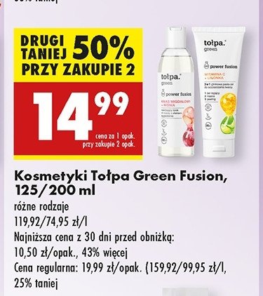 Żel do mycia twarzy Tołpa green power fusion promocja