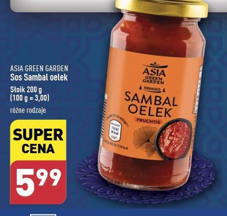 Sos sambal oelek Asia flavours promocja w Aldi