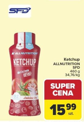 Ketchup ALLNUTRITION SFD promocja w Carrefour