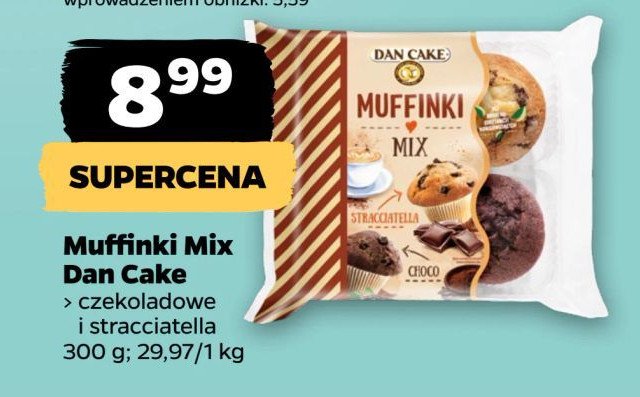 Muffinki straciatella Dan cake promocja