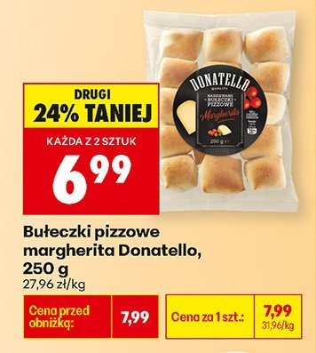 Bułeczki pizzowe margherita Donatello, 250 g promocja w Biedronka