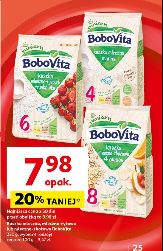 Mleczna manna Bobovita promocja