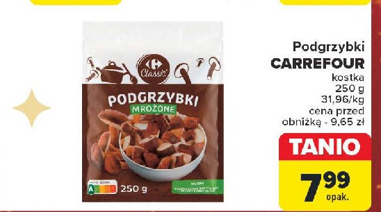 Podgrzybki mrożone Carrefour classic promocja w Carrefour Market