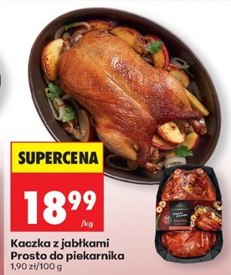 Kaczka z jabłkami Prosto do piekarnika promocja w Biedronka