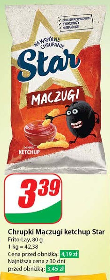 Chrupki maczugi Star Frito lay star promocja w Dino