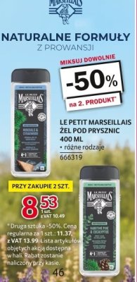 Żel pod prysznic Le Petit Marseillais 400 ml promocja w Selgros
